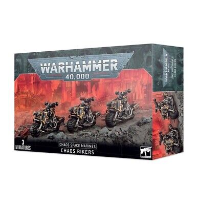 43-08 Chaos Space Marines: Chaos Bikers from Games Workshop sold by House of Hammer