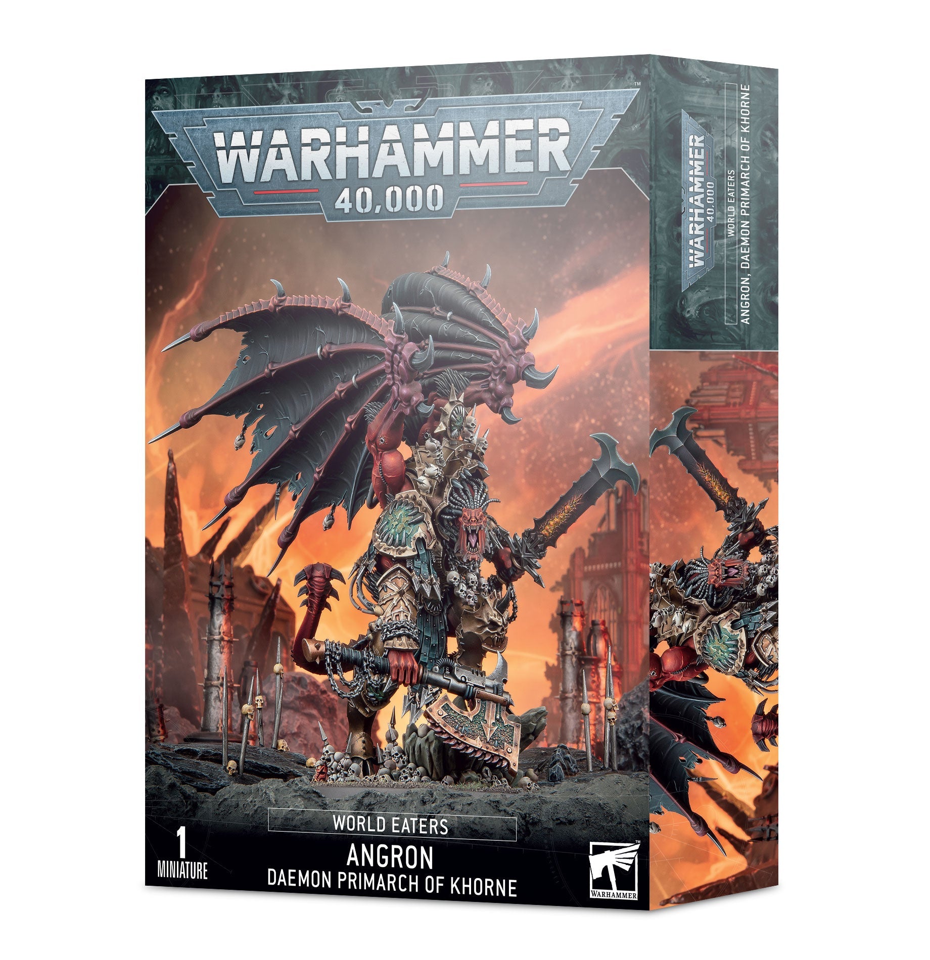 43-28 World Eaters: Angron Daemon Primarch from Games Workshop sold by House of Hammer