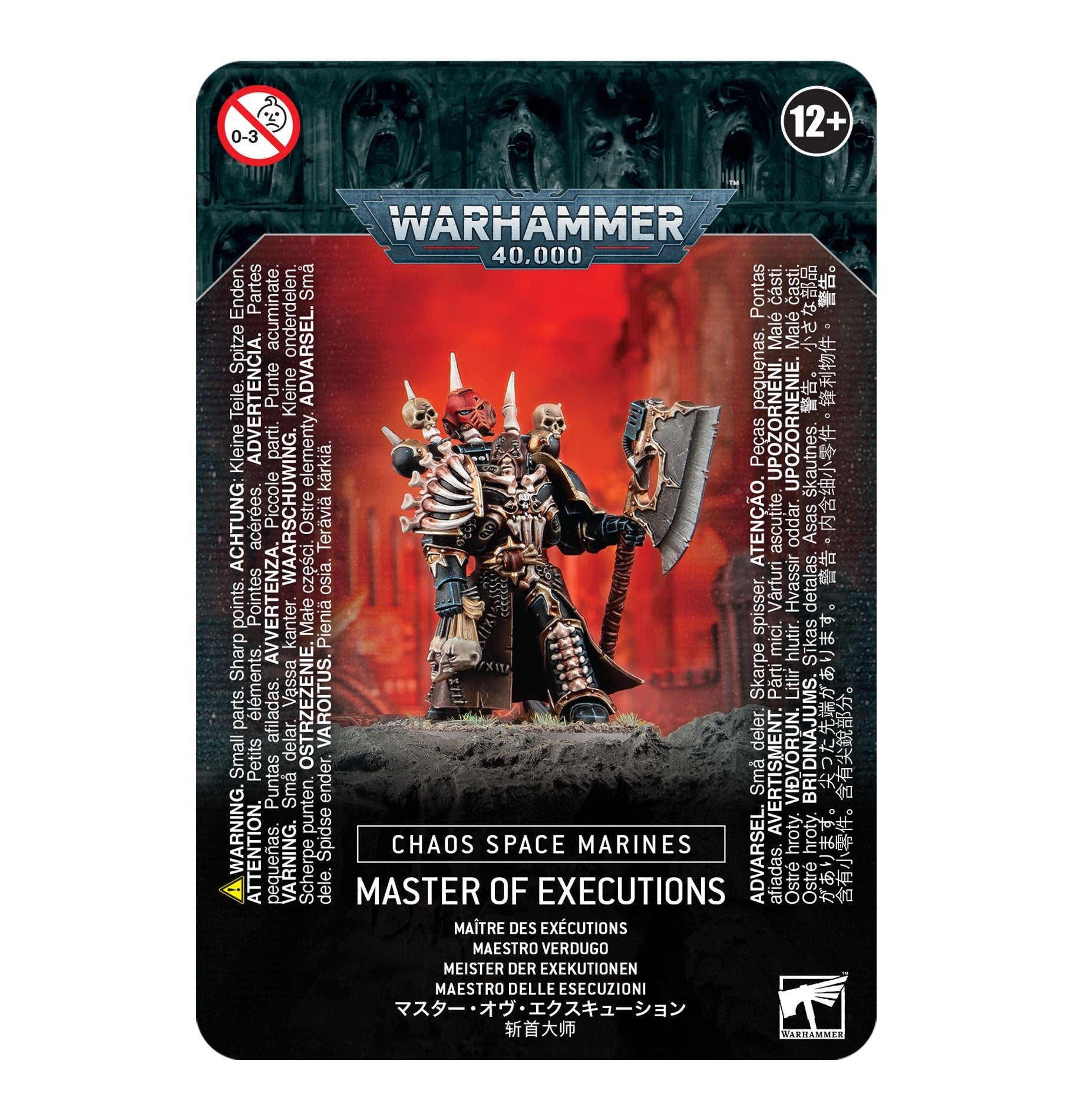 43-44 Chaos Space Marines: Master of Executions from Games Workshop sold by House of Hammer