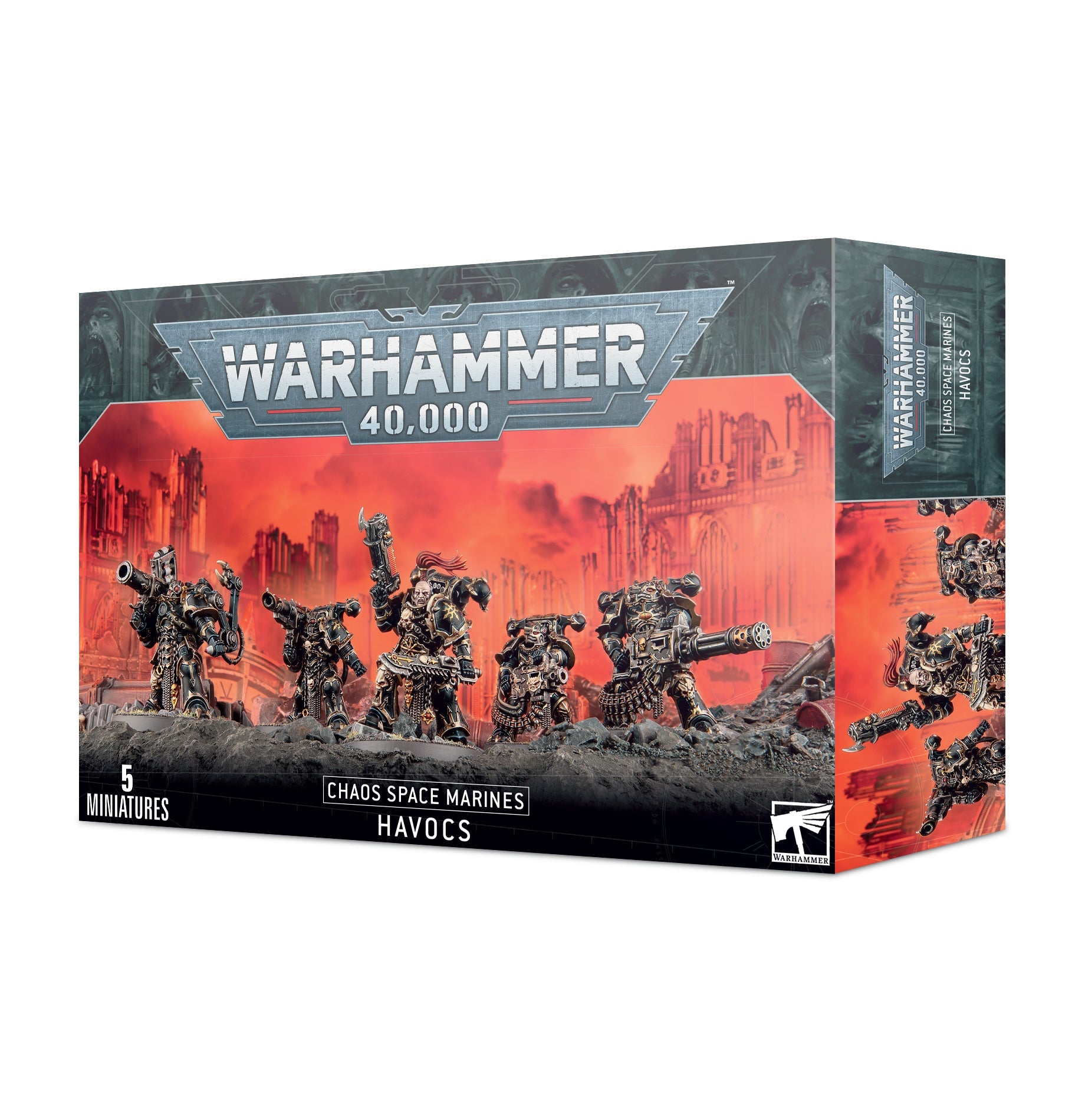 43-61 Chaos Space Marines: Havocs from Games Workshop sold by House of Hammer