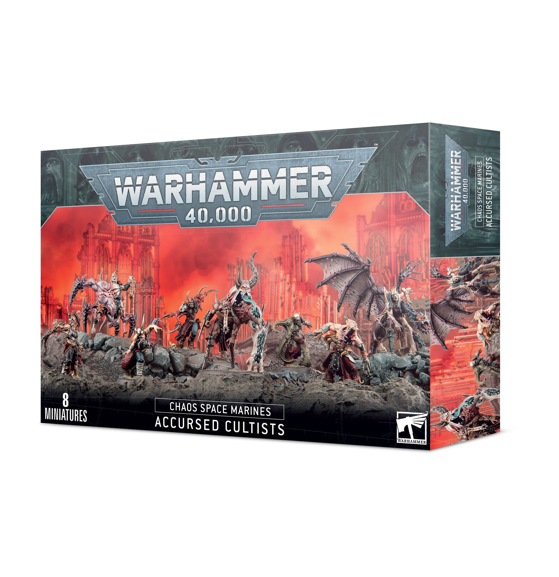 43-83 Chaos Space Marines: Accursed Cultists from Games Workshop sold by House of Hammer