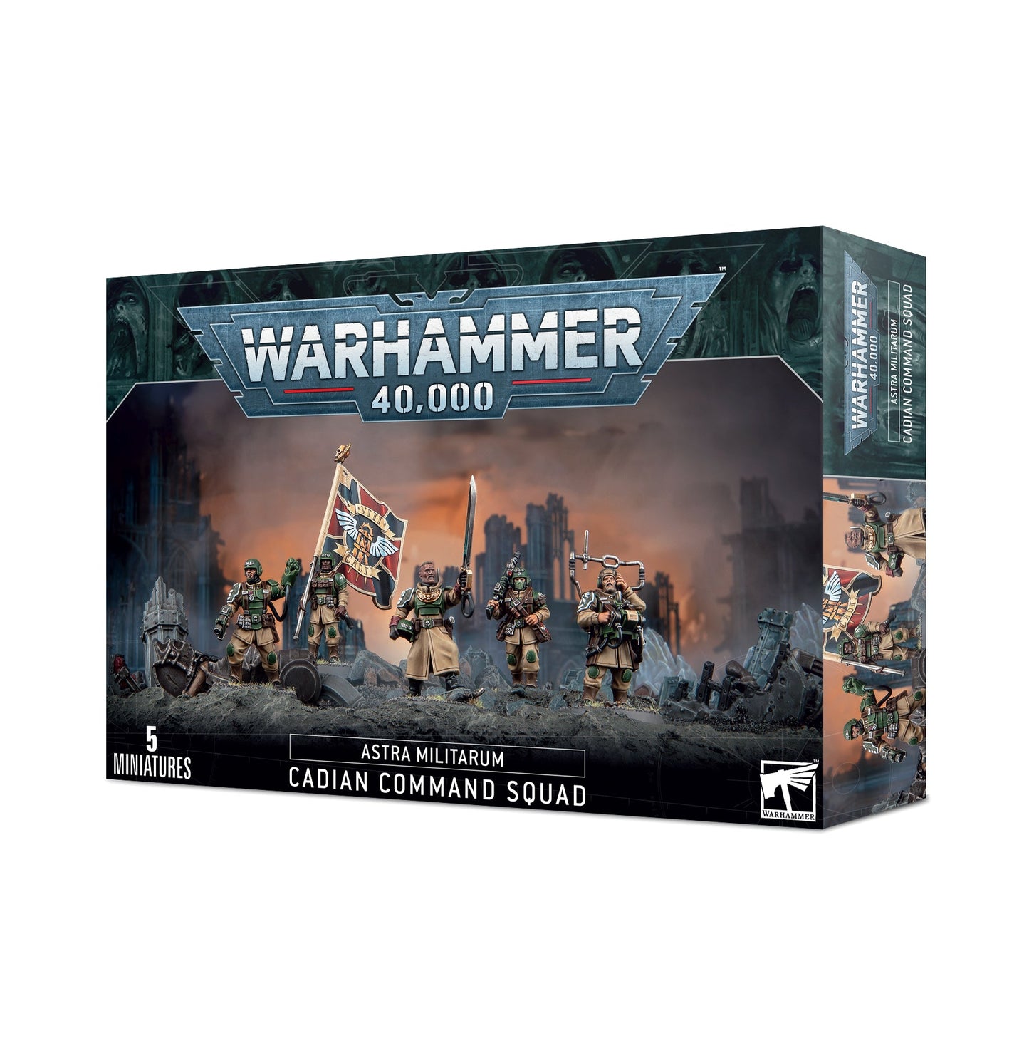 47-09 Astra Militarum: Cadian Command Squad from Games Workshop