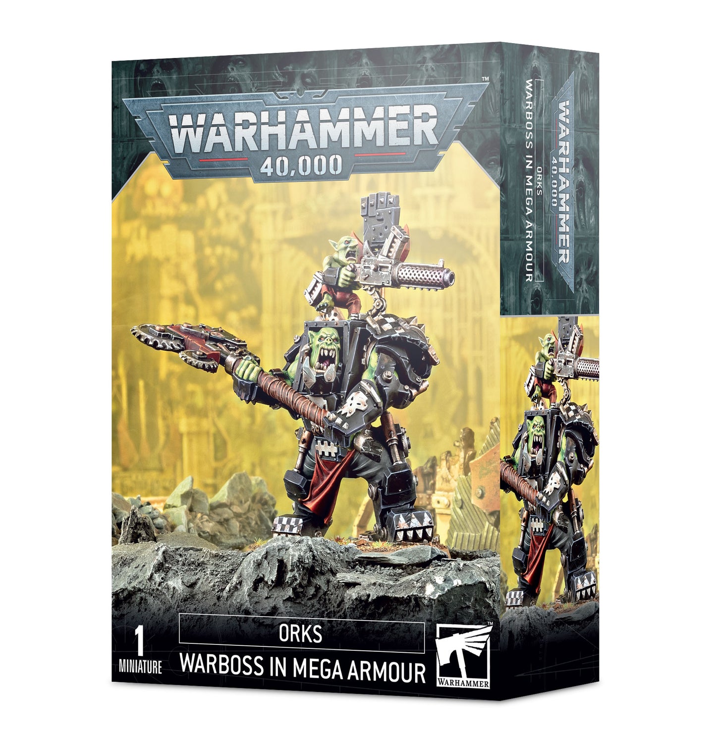 50-56 Orks: Warboss in Mega Armour from Games Workshop