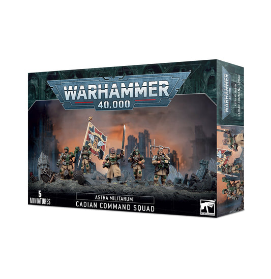 47-09 Astra Militarum: Cadian Command Squad from Games Workshop