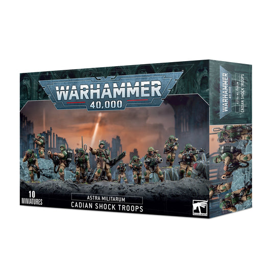 47-33 Astra Militarum: Cadian Shock Troops from Games Workshop